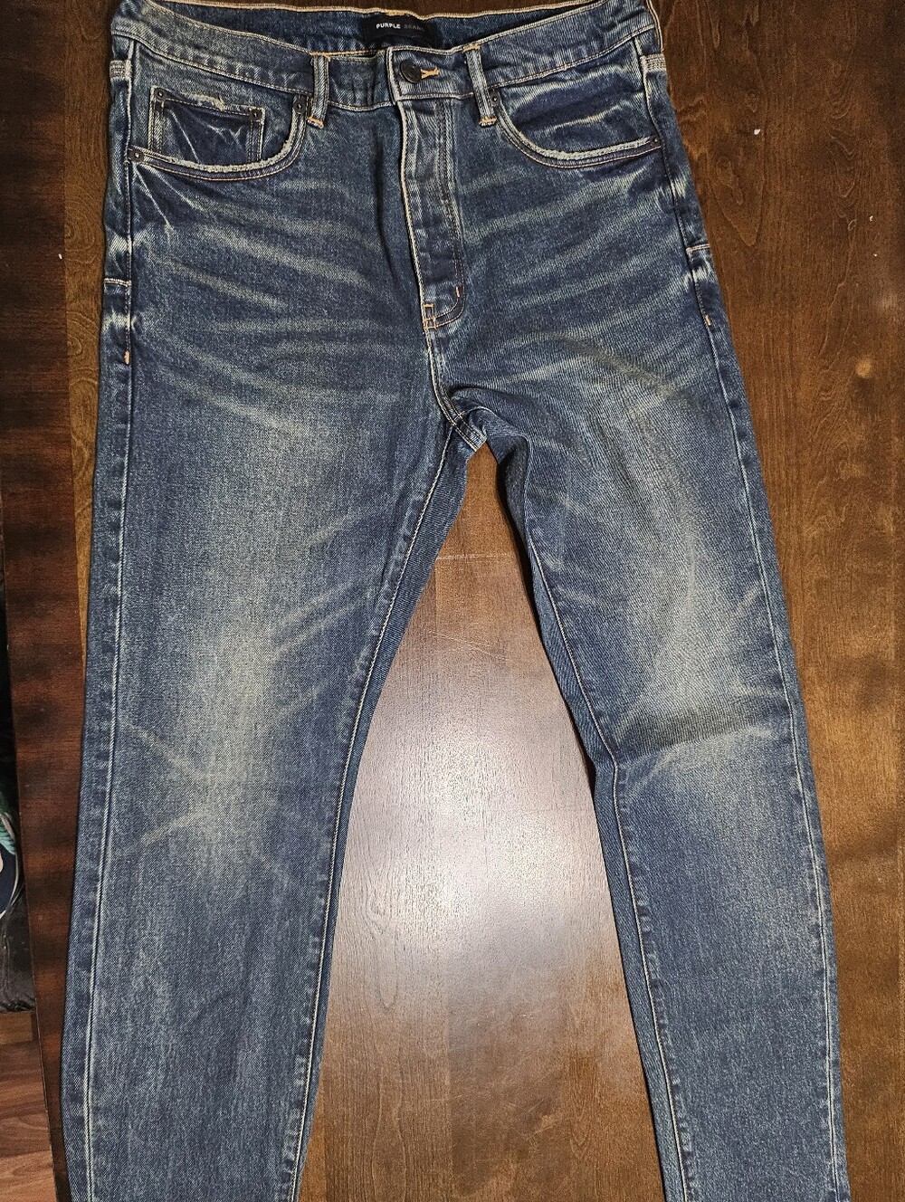 Mens Purple Brand P001 Skinny Jeans 34x32